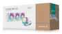 DeepCool LE360 WH V2 Kit Refrigeración Líquida AIO para CPU con Radiador de 360mm y 3 Ventiladores de 120mm, Blanco, RGB, PWM, Compatible Intel/AMD