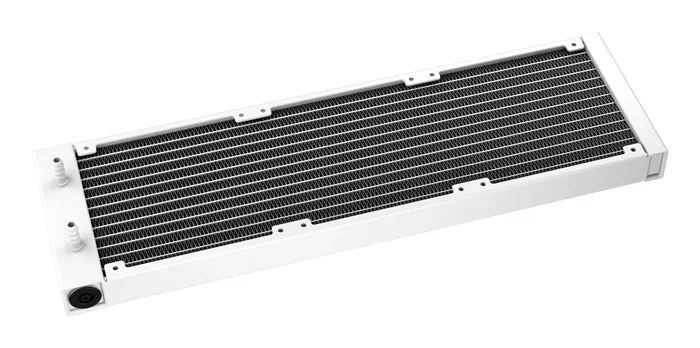 DeepCool LE360 WH V2 Kit Refrigeración Líquida AIO para CPU con Radiador de 360mm y 3 Ventiladores de 120mm, Blanco, RGB, PWM, Compatible Intel/AMD