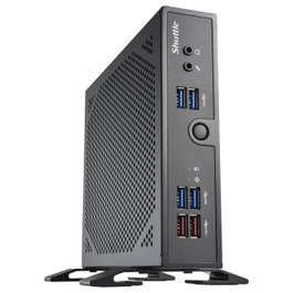Shuttle DS50U Mini PC barebone Intel Celeron 7305 Negro