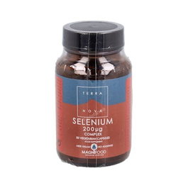 TERRANOVA Selenium 200Μg Complex 50 Cápsulas - Complemento Alimenticio con Selenio para Protección Oxidativa y Función Tiroidea