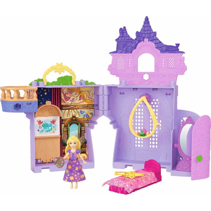 Mattel Disney Princess Mini Castillo de Rapunzel con Rapunzel y Pascal Mattel Disney Princess Mini Castillo de Rapunzel con Rapunzel y Pascal