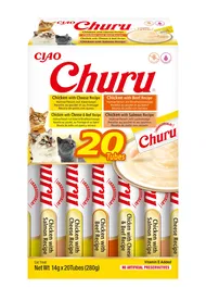 Churu Cat Variedades De Pollo Con Ternera 20x14 gr