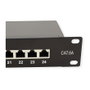 VALUE 26.99.0364 Patch Panel Kat.6A Class EA 24 puertos blindado negro
