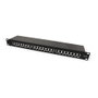 VALUE 26.99.0364 Patch Panel Kat.6A Class EA 24 puertos blindado negro