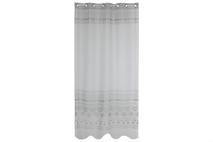 DKD Home Decor Cortina Gris Claro 260 x 140 cm (2 Unidades) Poliester