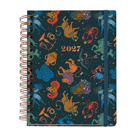 MIQUELRIUS Agenda Anual 2027 Trends Astral Zodiac con tapa extra y goma plus