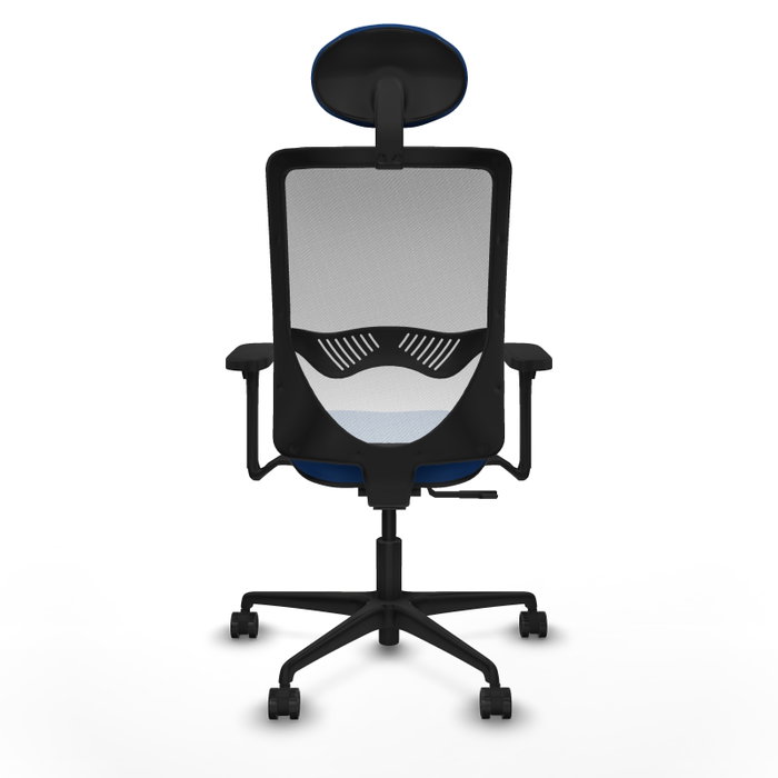 PIQUERAS Y CRESPO Silla de oficina Zulema con mecanismo Sincro, Azul y Blanco PIQUERAS Y CRESPO Silla de oficina Zulema con mecanismo Sincro, Azul y Blanco