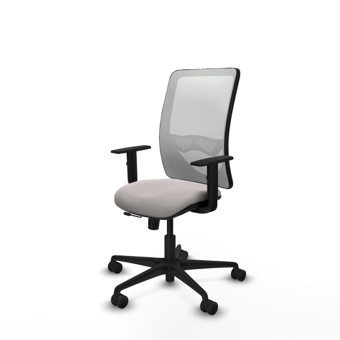 PIQUERAS Y CRESPO Silla de oficina Zulema Blanco con Mecanismo Sincro/Traslack