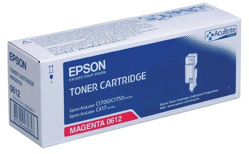 Epson Toner Magenta C13S050612 para AcuLaser y serie CX17 Epson Toner Magenta C13S050612 para AcuLaser y serie CX17