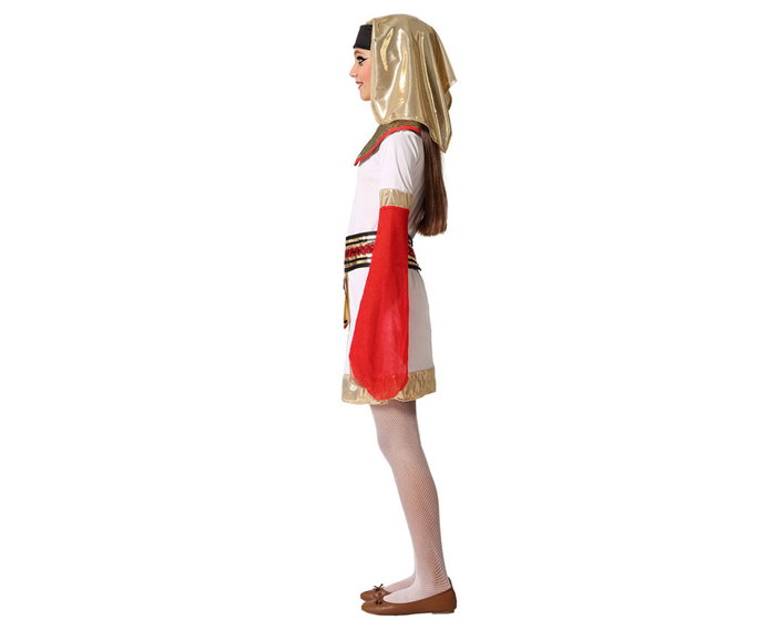 Atosa Disfraz Egipcia Niña Infantil Blanco, 4 piezas Atosa Disfraz Egipcia Niña Infantil Blanco, 4 piezas