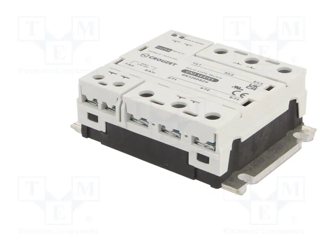 CROUZET GN3 Relé de semiconductor trifásico 25A 24-510VAC CROUZET GN3 Relé de semiconductor trifásico 25A 24-510VAC