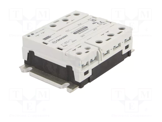 CROUZET GN3 Relé de semiconductor trifásico 25A 24-510VAC CROUZET GN3 Relé de semiconductor trifásico 25A 24-510VAC