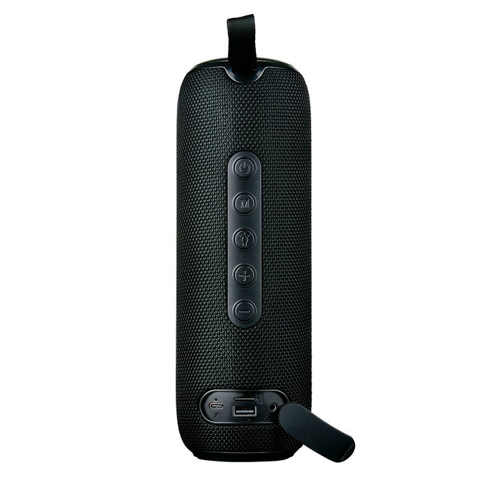 Basics Altavoz Bluetooth 10W con 8 Modos de Luz y Asa de Transporte Ø8 x 24 cm