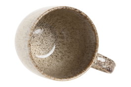 DKD Home Decor Horeca Mug Gres Beige 390ml Apto Microondas y Lavavajillas 9 x 9.5 x 12.5 cm (6 Unidades)