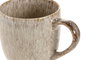 DKD Home Decor Taza de Gres Esmaltado Beige 390ml