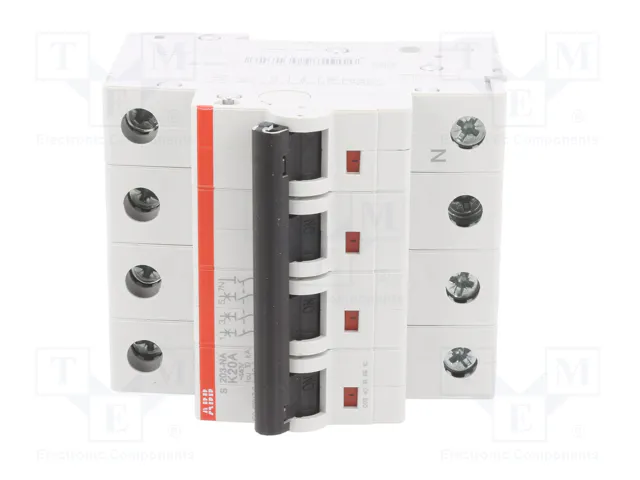 ABB Interruptor magnetotérmico 20A 3 polos Caract K