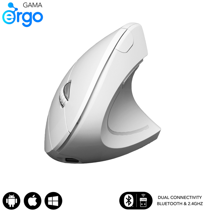 Subblim Glide Vertical Ergo Dual Blanco Subblim Glide Vertical Ergo Dual Blanco