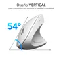 Subblim Glide Vertical Ergo Dual Blanco