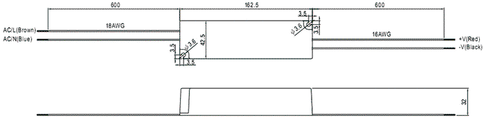 MEAN WELL LPC-60-1750 Alimentador LED de 59,5W