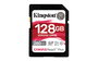 Kingston Tarjeta de Memoria SDXC Canvas React Plus 128GB, UHS-II, Clase 10, V60, U3, Velocidad Lectura 280MB/s, Escritura 100MB/s, para Cámaras Profesionales 4K