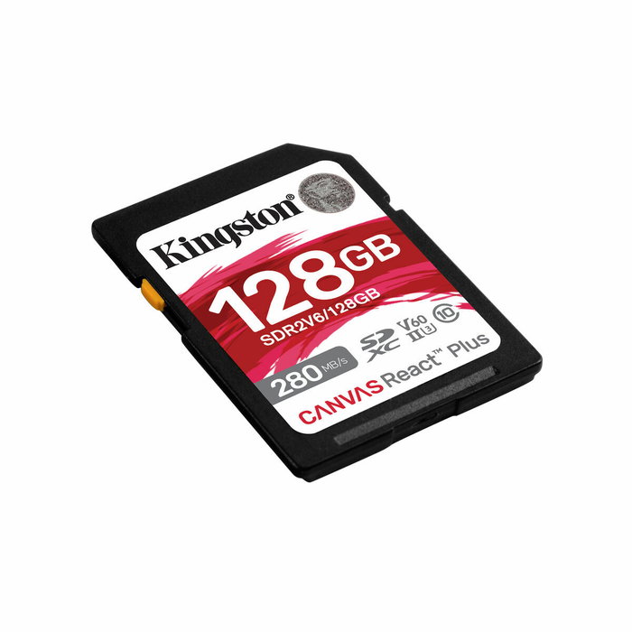 Kingston Canvas React Plus 128GB SDXC UHS-II V60 Kingston Canvas React Plus 128GB SDXC UHS-II V60