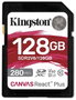 Kingston Canvas React Plus 128GB SDXC UHS-II V60