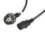 Lanberg Cable de alimentación CA-C13C-11CC-0030-BK Schuko a IEC320 C13, 3 m
