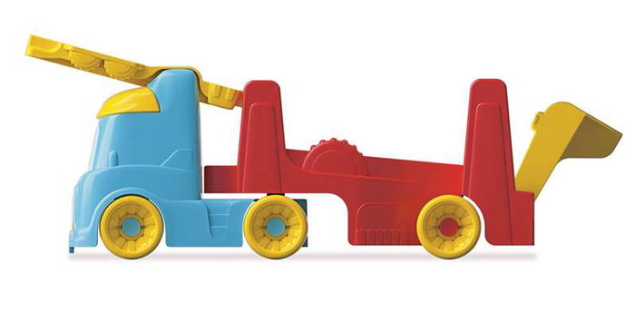Clementoni Camión Garaje de coches con Tumbling Car Clementoni Camión Garaje de coches con Tumbling Car