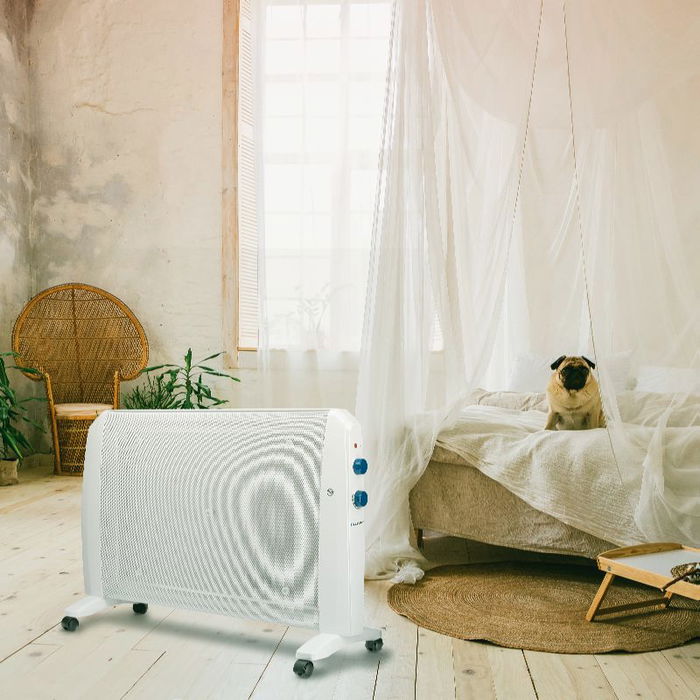 BLAUPUNKT MICA-TECH Radiador de Mica 2 Potencias 2000W con Termostato Regulable