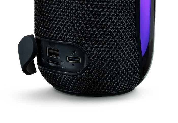 Bigben Interactive Altavoz inalámbrico luminoso PARTYBTTUBEBK