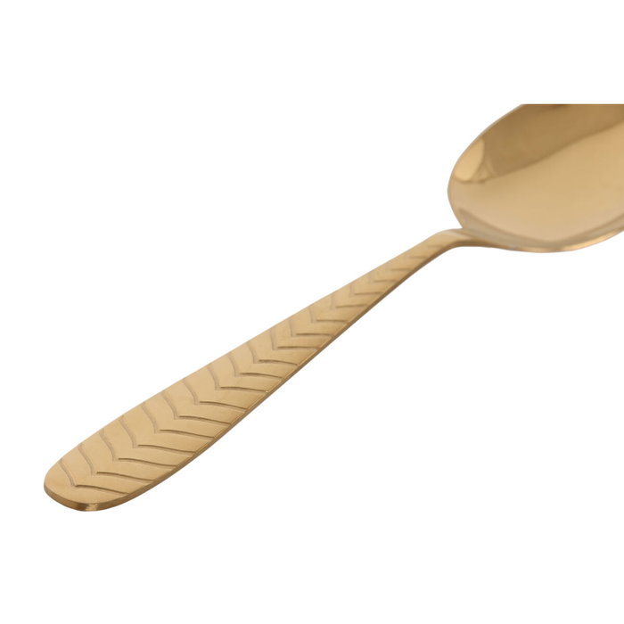 DKD Home Decor Set de Cubertería Chic Misión Dorado, 16 Piezas DKD Home Decor Set de Cubertería Chic Misión Dorado, 16 Piezas