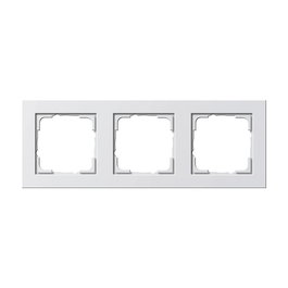 GIRA 021329 Rahmen 3f E2 Marco 3 Enchufes Blanco Puro Termoplástico