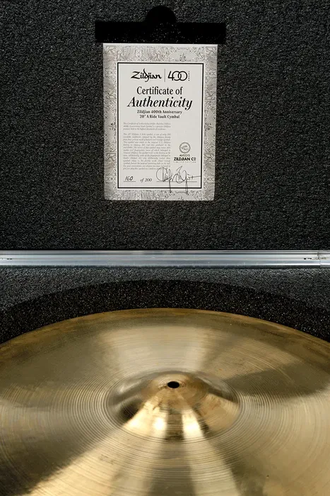Zildjian Ride 20" 400th Anniversary Edición Limitada + Hardcase