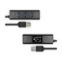 Axagon HUE-S2BL Hub USB-A con 4 puertos USB 3.0 y alimentación externa, 1,2 m