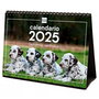 Finocam Calendario De Sobremesa Para Escribir S-210x150 mm Imágenes Cachorros 2025, Espiral Doble, Temáticas Variadas
