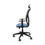 PIQUERAS Y CRESPO Silla de oficina Motilla Azul cielo/Gris