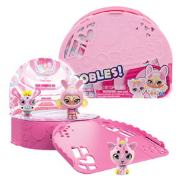 Spinmaster Zoobles Set de Juego con Estudio de Baile y 3 Figuras Exclusivas Transformables con Maletín de Almacenamiento
