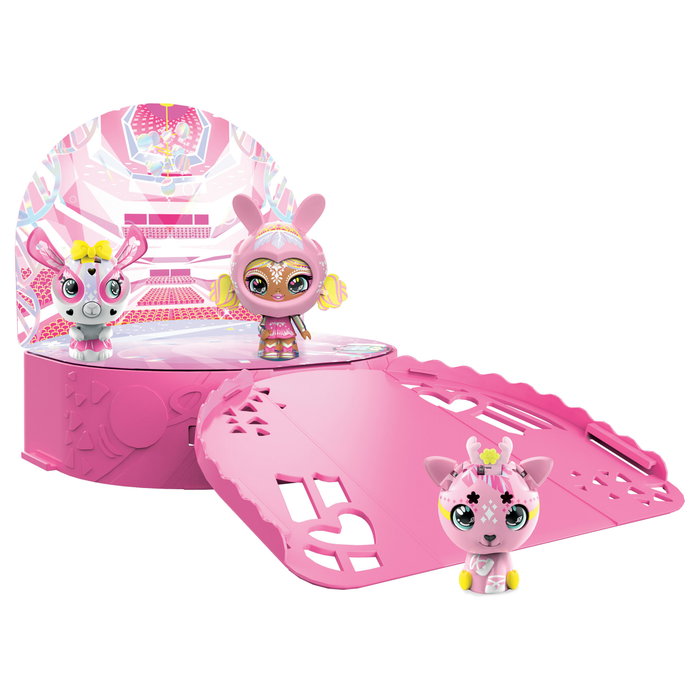 SPIN MASTER Zoobles Multipack con Estudio de Baile y 3 Figuras Exclusivas
