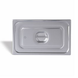 VOLLRATH PUJADAS Tapa Hermética Gastronorm GN 1/6 de Acero Inoxidable 18/10 para Cubetas - Cocina Profesional