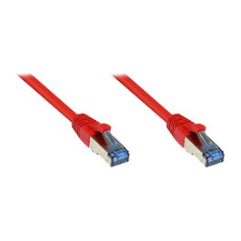 GoodConnections Patchkabel Cat. 6A S/FTP Rojo 1m