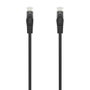 Aisens Cable de Red Latiguillo RJ45 LSZH CAT.6A UTP AWG24 Negro 25 cm