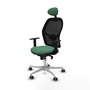 PIQUERAS Y CRESPO Silla de oficina Jorquera Verde esmeralda y Negro