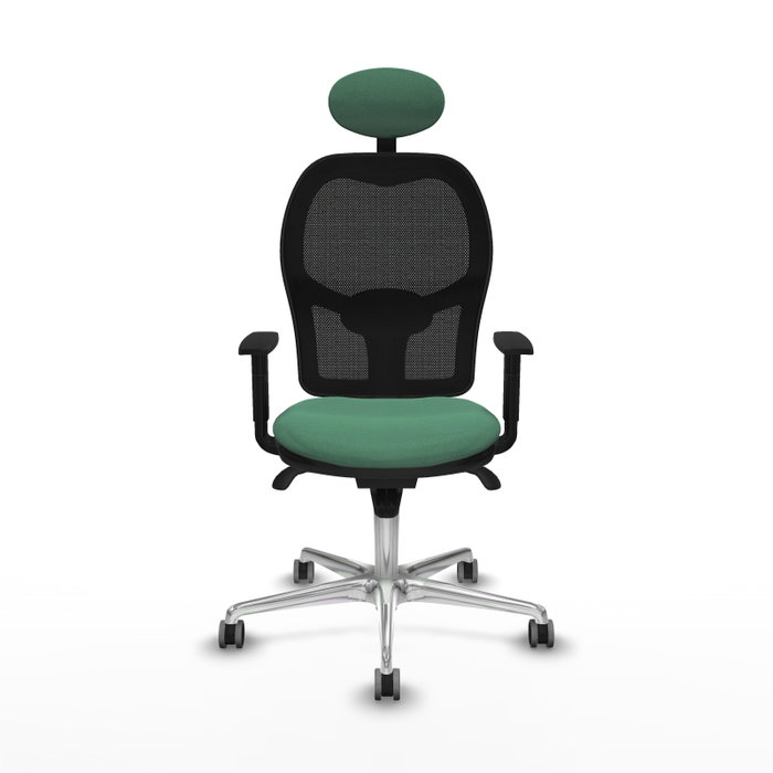 PIQUERAS Y CRESPO Silla de oficina Jorquera Verde esmeralda y Negro