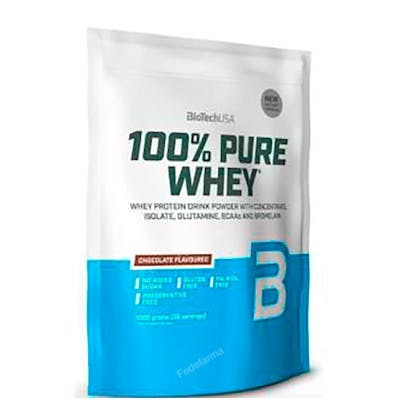 BIOTECHUSA 100% Pure Whey Choc 1000G Proteína de suero, aminoácidos y bromelina, sin aceite de palma para músculos BIOTECHUSA 100% Pure Whey Choc 1000G Proteína de suero, aminoácidos y bromelina, sin aceite de palma para músculos