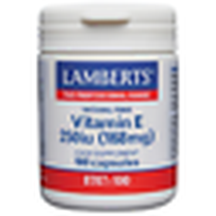 LAMBERTS Vitamina E Natural 250 UI 100 Cápsulas