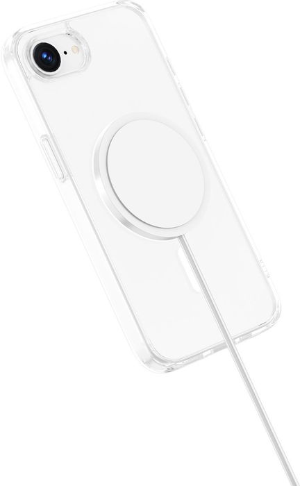 eSTUFF INFINITE OSLO Funda Magnética Híbrida para iPhone 16e - Transparente - 86% Plástico Reciclado
