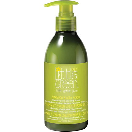 Little Green Champú Y Jabón Líquido Corporal 240 Ml (Bebes) 보이는
