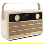 TechniSat Transita 120 - Radio Portátil Digital DAB+ y FM, Pantalla LCD, Batería Recargable, Color Beige