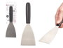 Kinvara Espatula Corta 23.3 cm Ancho x 1.2 cm Alto x 8 cm Largo Plastico PP Metal SS430 Negro Metal (Set de 24)