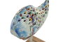 DKD Home Decor Decoración de Hierro Ballena Pintada